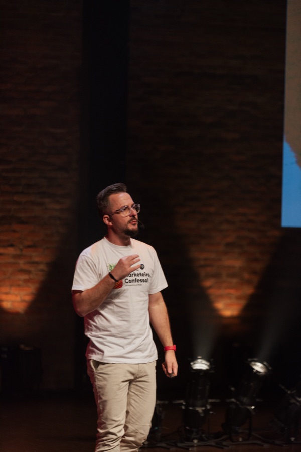Marcus Tonin no palco